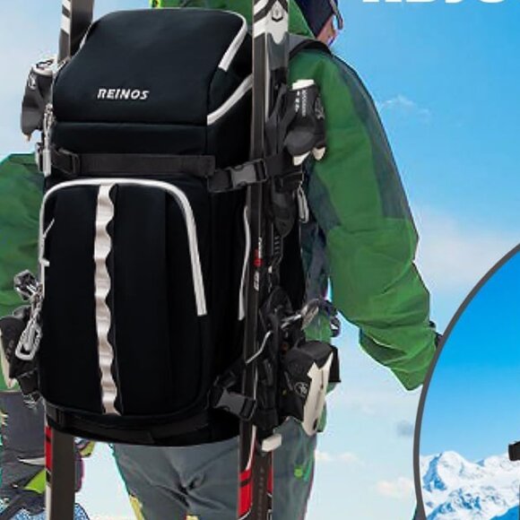 Travel Ski Boot Bag Backpack  60L - Picture 2 of 8